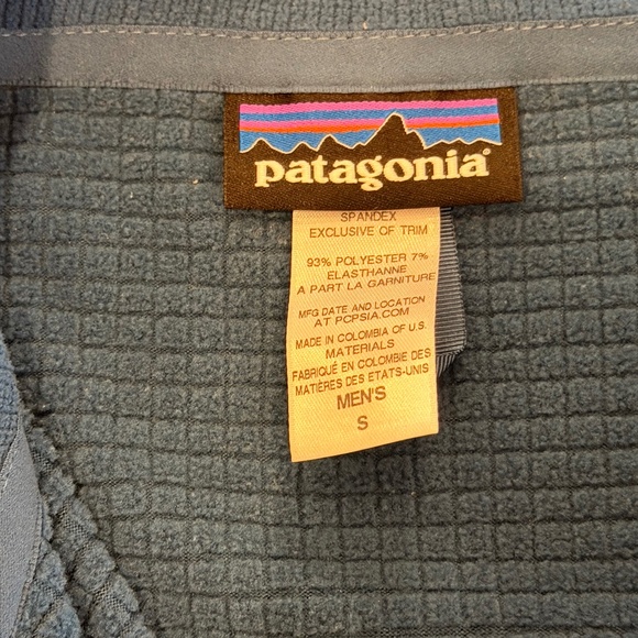 Patagonia Men's R1 Fleece Jacket in Blue (Size Small) - Picture 4 of 11